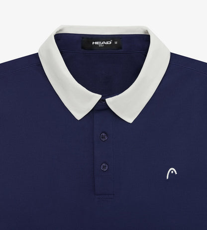 Head Golf Contrast Polo - Navy