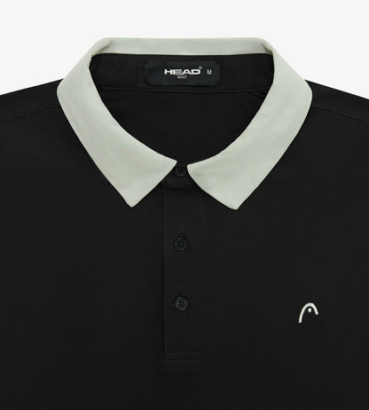 Head Golf Contrast Polo - Black